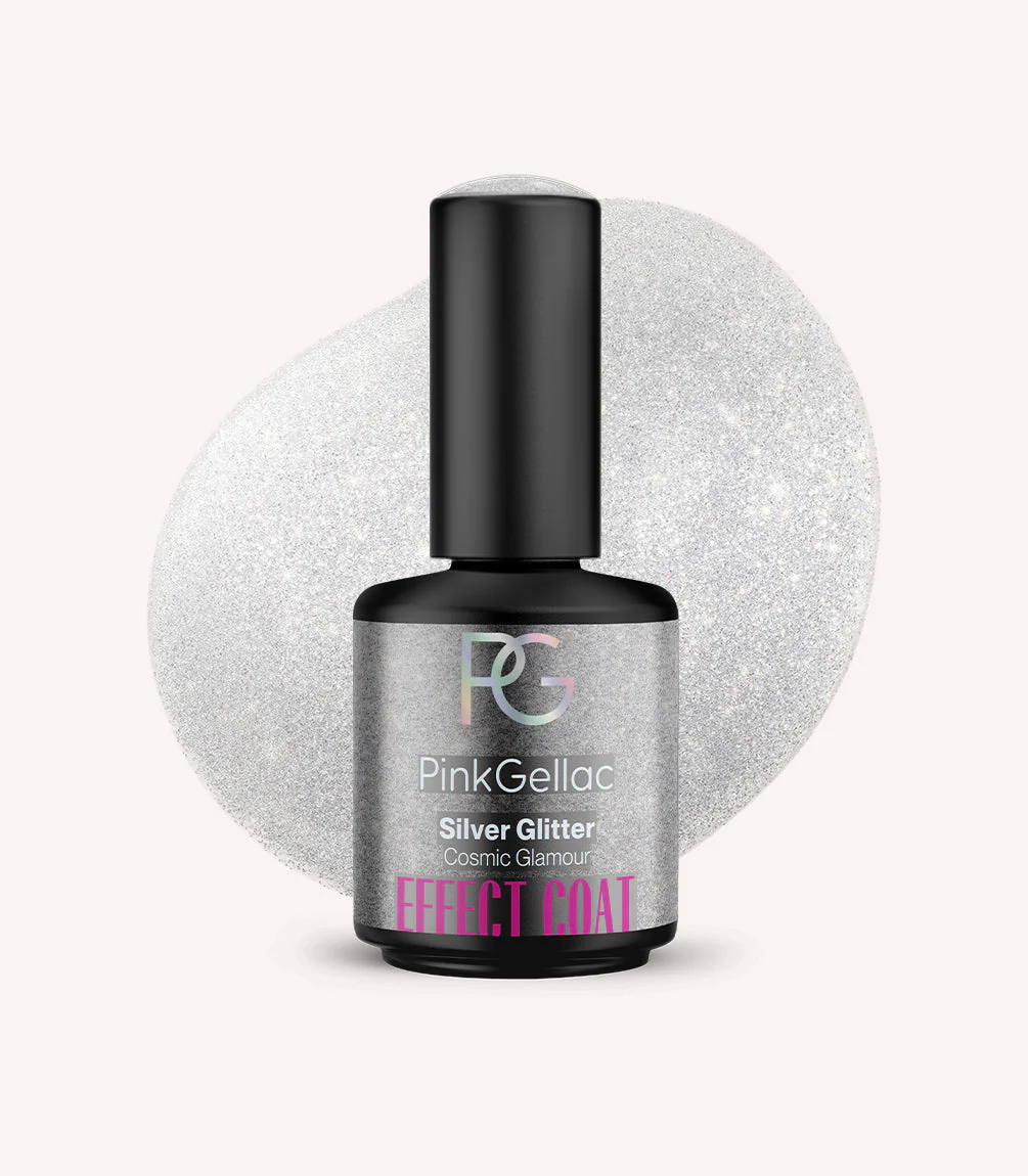 Effect Coat Silver Glitter