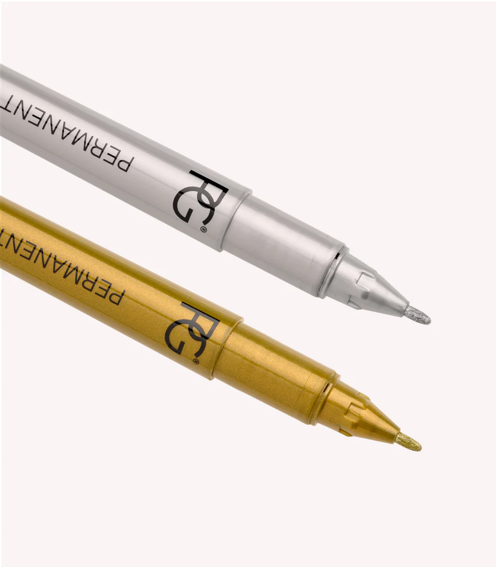 Permanent Marker Silver & Gold Set - Image 3
